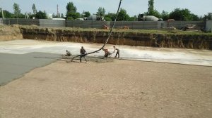 Заливаем фундамент для нового торгового центра на Балке в Тирасполе - ЗАО УПТК-Строй