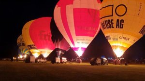 🔥 Heißluftballon Action ganz nahe ! 🔥 ( Kieler Woche Night Glow Norder 2022 ) 🔥