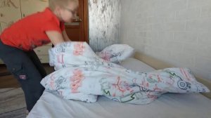 как заправить кровать по баммжацки!!! (сезон без монтажа)