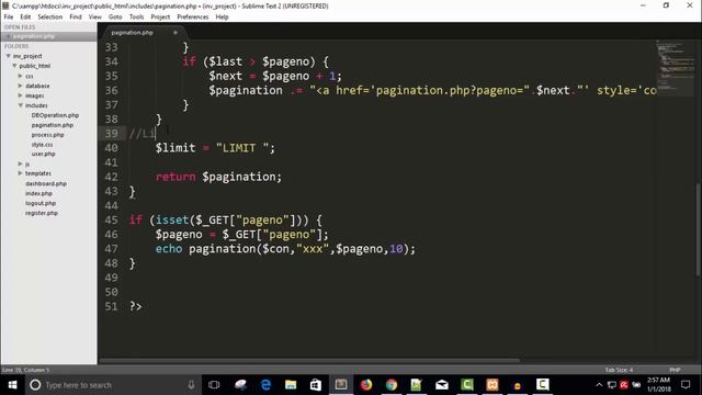 Pagination using PHP and Mysqli Part (3/4) смотреть онлайн
