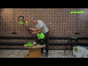 Культиватор Greenworks G40TL (арт 27087) / Распаковка