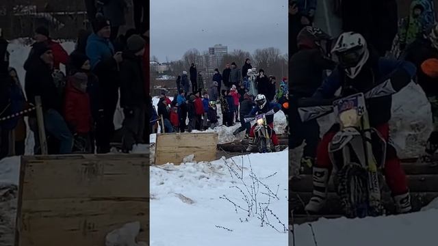 Зимний Путь Чапая , глазами зрителей , гоняю парней из Урень-Эндуро