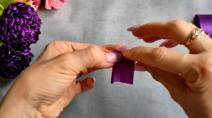 Цветы из атласных лент как живые своими руками Подробный мастер класс Легко и просто\Master diy