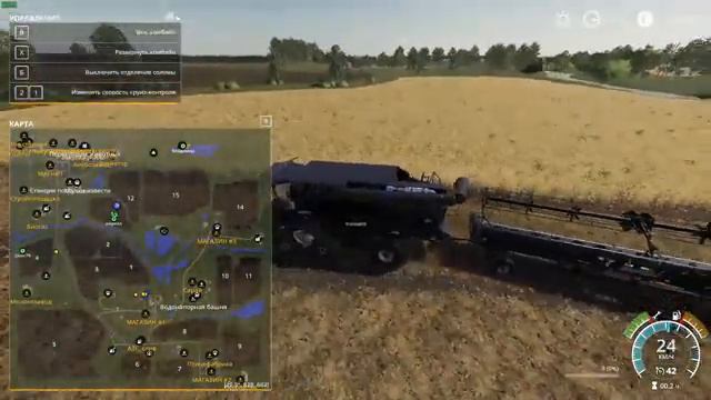 FARMING SIMULATOR 19 "колхоз Рассвет" игра в мультиплеере смотреть онлайн