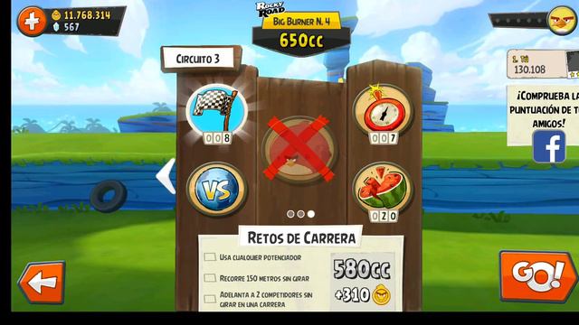 Angry Birds Go! 1.0.1 - Ultimo vistazo con los personajes y carros actualizados смотреть онлайн