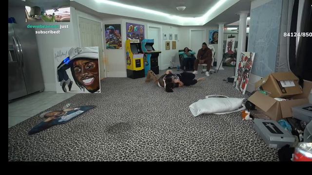 Kai Cenat and Adin Ross WWE match ( Kai had to throw up gets Intense !! ) смотреть онлайн