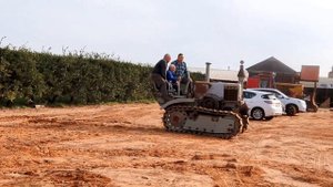 LANZ BULLDOG starting and  rolling after 70 years 01-24