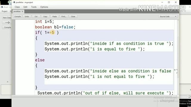 If Else statement in Java