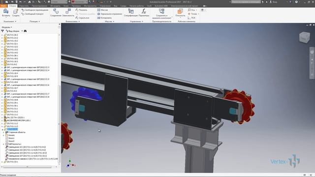 Динамические зависимости в Autodesk Inventor