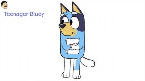 Bluey Heeler GROWING UP EVOLUTION ?@EasyLittleDrawings  Bluey Disney Junior