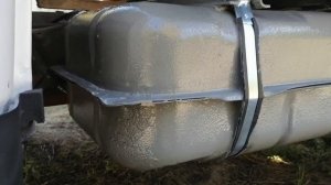 Косметический ремонт бензобака Газели своими руками.