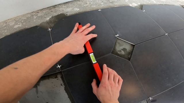 Укладка керамогранитной плитки на неровный пол. смотреть онлайн