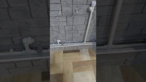 отделка стен ванной комнаты под камень вместо кафеля