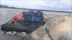 Возвращение в штормовую погоду. (Флагман 420 Игла + Yamaha 3 AMHS)