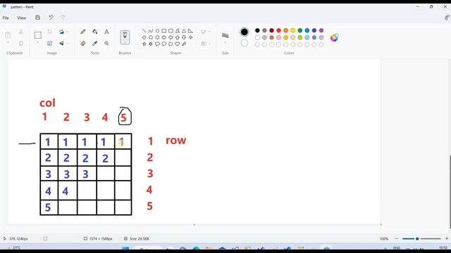 Number Pattern program in C#.Net | Interview Point