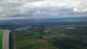 Взлёт в аэропорту Челябинск 28.06.2015