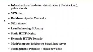 Salvus: Distributed Scalable Online Mathematical Software (part 1 of 2)