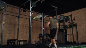 Тренировка с медицинболом и функциональной рамой DHZ