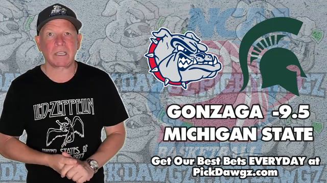 Gonzaga vs Michigan State 11/11/22 College Basketball Free Pick CBB Betting Tips | NCAAB Picks