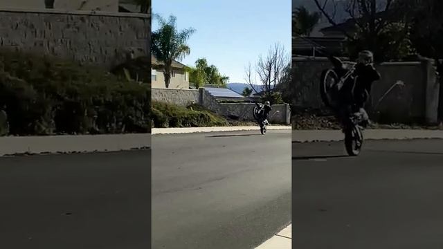 DRZ400 Wheelie ??