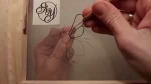 Мастер-класс по вышивке люневильским крючком. Насекомое.