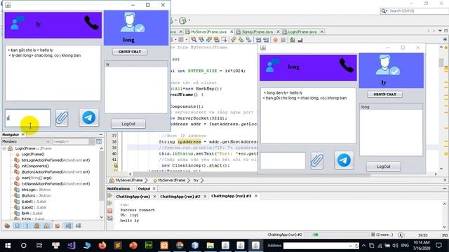 #Chat#TCP# Demo chat socket in java смотреть онлайн