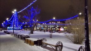 "Живем в Омске" Гуляем по Новогоднему Омску, катаемся на горке