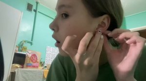 прокалываем уши?|| 7 прокол ?