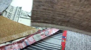 Как я использую обрезки мебельной ткани#пэчворк #лоскутноешитье