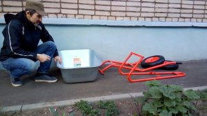 Тачка строительная двухколесная ECO WB351-2 Видеоотзыв (обзор) Вадима