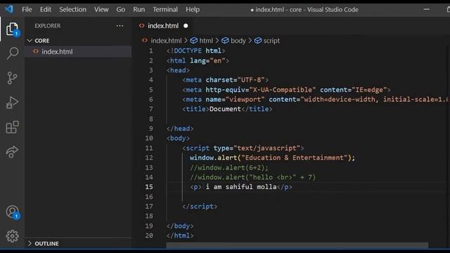 11.  alert function in java script | Chanel Walla | Java Script