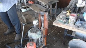 электро гидро пресс для замятия окончаний профтрубы для холодной ковки