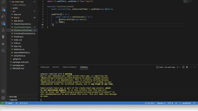 ?️ Mastering React State and Lifecycle Day 5:: Clock Example Explained! ⏰ #ReactTutorial #ReactStat