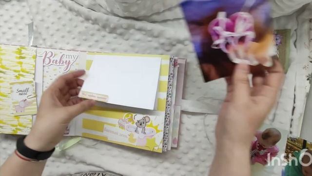 Альбом для девочки/ Альбом скрапбукинг/ Обзор альбома для девочки смотреть онлайн