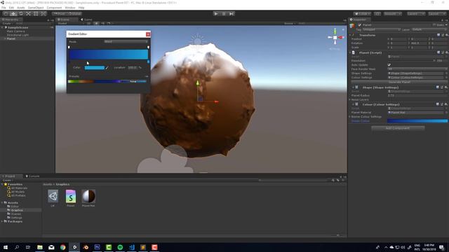 [Unity] Procedural Planets (E07： ocean depth)