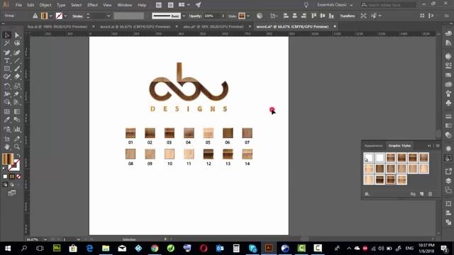 logo design tutorial wood text effect graphic styles illustrator WOOD Effect | Adobe Illustrator смотреть онлайн