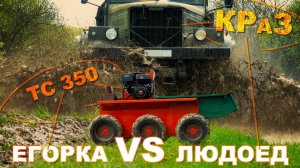 ТС-350 VS КРАЗ-255 "ЛАПТЕЖНИК"/ Егорка против ЛЮДОЕДА / Иван ЗенкевичPRO kraz