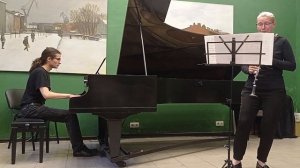 Мострас Этюд на тему Н. А. Римского-Корсакова для кларнета и фортепиано