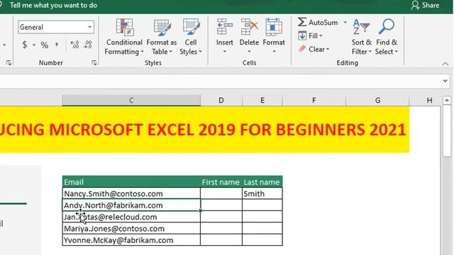INTRODUCTION TO MICROSOFT EXCEL 2019 UPDATED FOR BEGINNERS 2021 PART - 1 смотреть онлайн