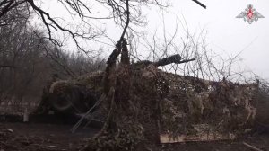 Боевая работа расчета Д-30 ГрВ Запад на Купянском направлении