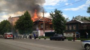 Пожар в центре города Ногинск 27.05.2019 часть 2
