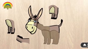 Мультики для малышей. Изучаем домашних животных. Собираем пазлы.