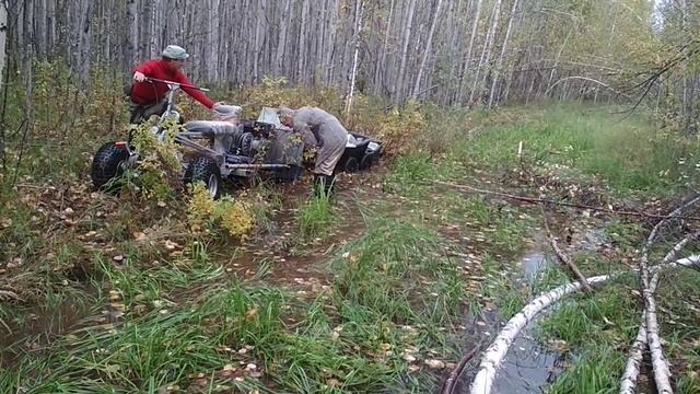 На мотобуксировщике летом по зимнику - 3 смотреть онлайн