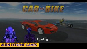 Alien Car vs Motorcycle | Car vs Bike free games android gameplay