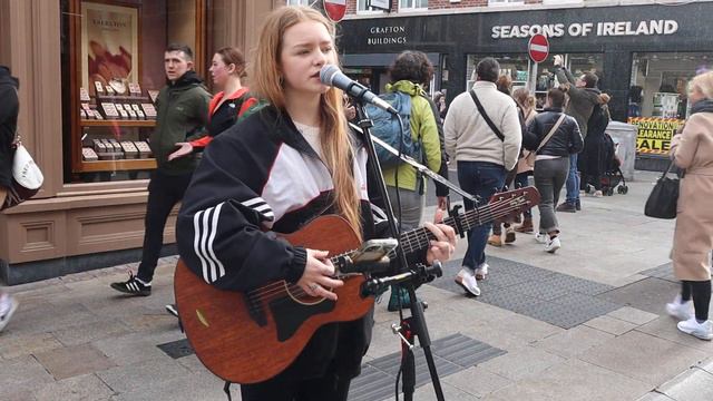 "This Town" (Niall Horan) with Sarah Fitzsimon on Grafton Street.