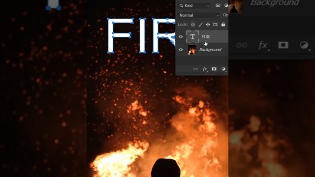 Custom Fire Text - Photoshop Tutorial