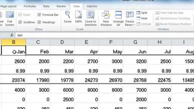 MS Excel 2010:Creating Custom Views смотреть онлайн