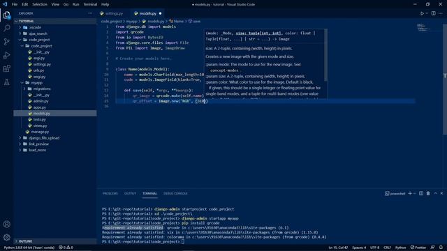 How to create QR codes in Django || Django QR code generate || tutorial #qrcode #qrcode-django
