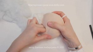 Игрушка Овечка своими руками. Урок 2. Набиваю мордочку. Sheep tilda tutorial