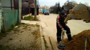 установка управляемого прокола, прокол под дорогой, гнб, dich wich p80.